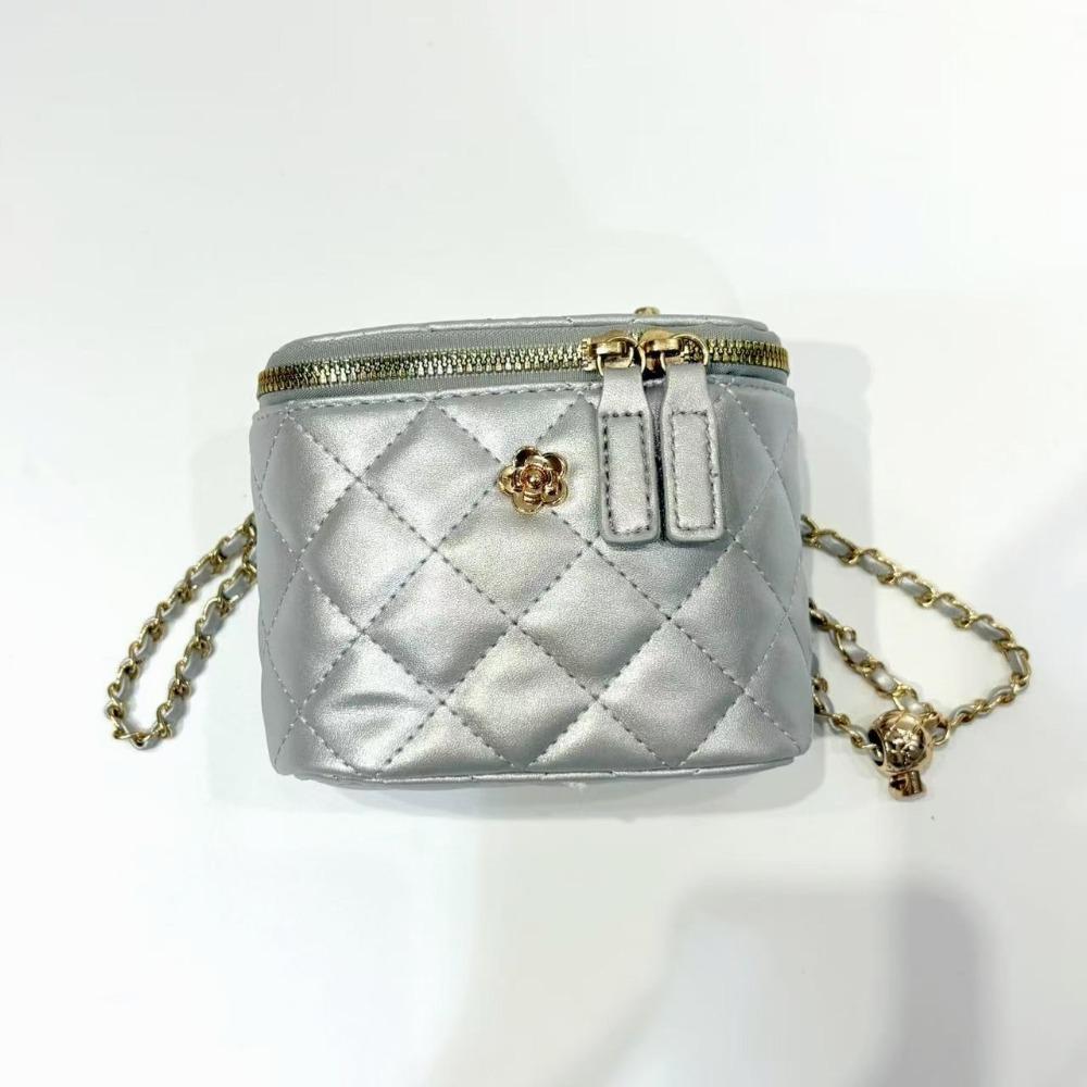 2025 Мода Новый Секретный Сад Камелия Стеганая Цепочка Коробка Маленькая Сумка Женская Мини Сумка Через Плечо Кроссбоди