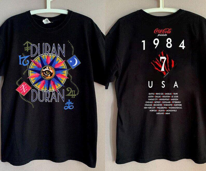 Футболка Duran Duran Arena Tour 1984, Футболка Duran Duran
