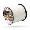 Ashconfish Braided Fishing Solid Braid White 9-Strand Line, X9, 500m, Color, 9-Strand [Sizes 1.2-20 Available],
