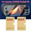 2 шт. HD Пленка Защитная Наклейка для Handheld Игровой Консоли Ayaneo KONKR Pocket FIT HD Прозрачный Защитный Экран Защита от Царапин