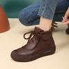 2024 New Women's Shoes Hot Selling Non-Slip Soft Sole Flat Shoes Casual Short Boots Autumn and Winter New Women's Boots