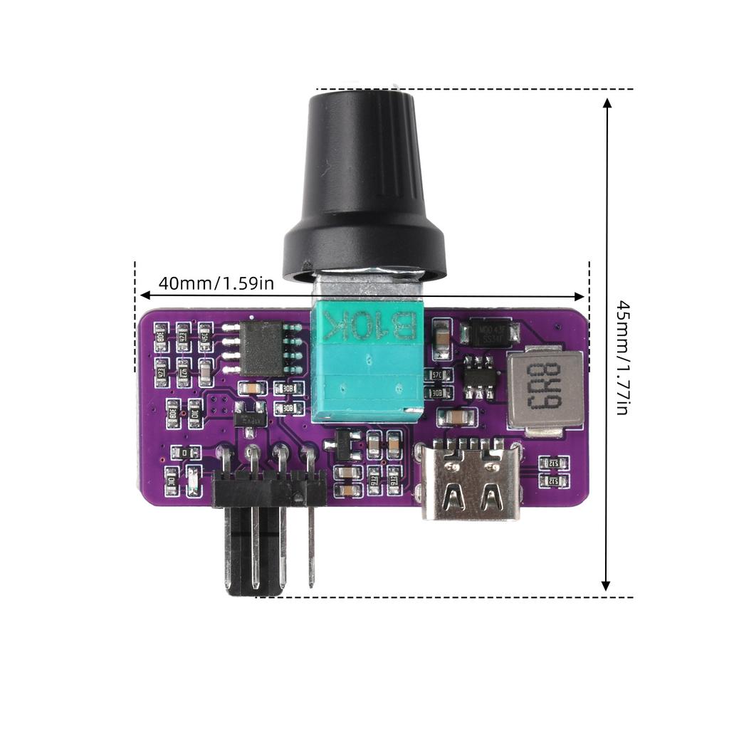 Self-use DIY multi-scene suitable for PWM governor 4Pin B3 4-wire fan governor, water cooling