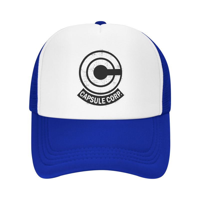 Сетчатая бейсболка Capsule Corp Унисекс Хип-хоп Snapback Кепки Летняя Дышащая Кепка-козырек Аниме DBZ Тракер Регулируемые Кепки