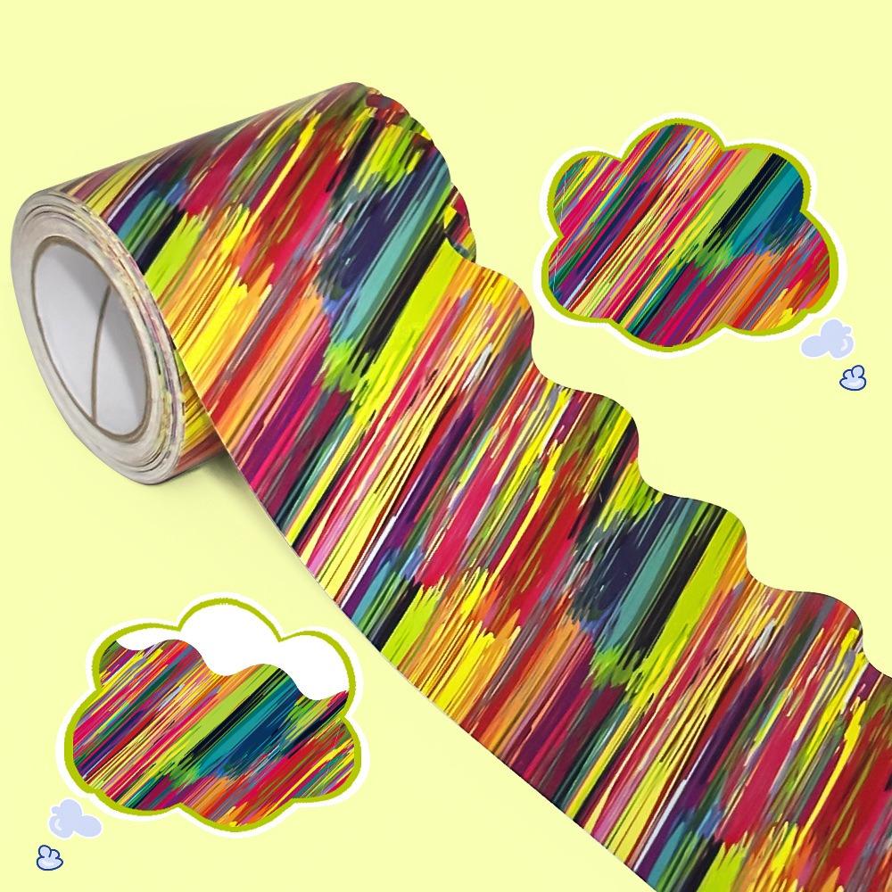 Handmade Crafts Decorative Stickers Paper Bulletin Board Border Creative Border Paper