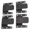 4 Sets Sofa Interlocking Universal Iron 0.5CM Aperture Sectional Couch Bracket for Home Dormitory