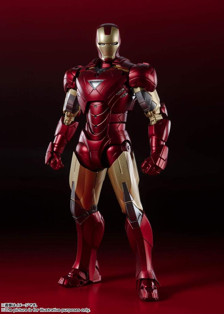 TAMASHII NATIONS Avengers Iron Man Mark 150 мм окрашенная подвижная фигурка SHFiguarts 6-BATTLE DAMAGEEDITION- Приблизительно. ПВХ, АБС, литье под давлением