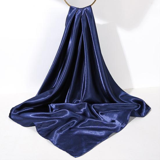 Женская шаль, однотонная, мягкая, имитация шелка, гладкая, легкая, дышащая, атласная шаль для повседневных путешествий, вечеринок