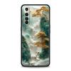 Чехол для телефона с пейзажной живописью для Realme 8 9 Pro Plus 8i 9i 6 7 GT2 C21 C25 C3 C11 11 Pro 5G Plus Ударопрочный Силиконовый Чехол Сумки