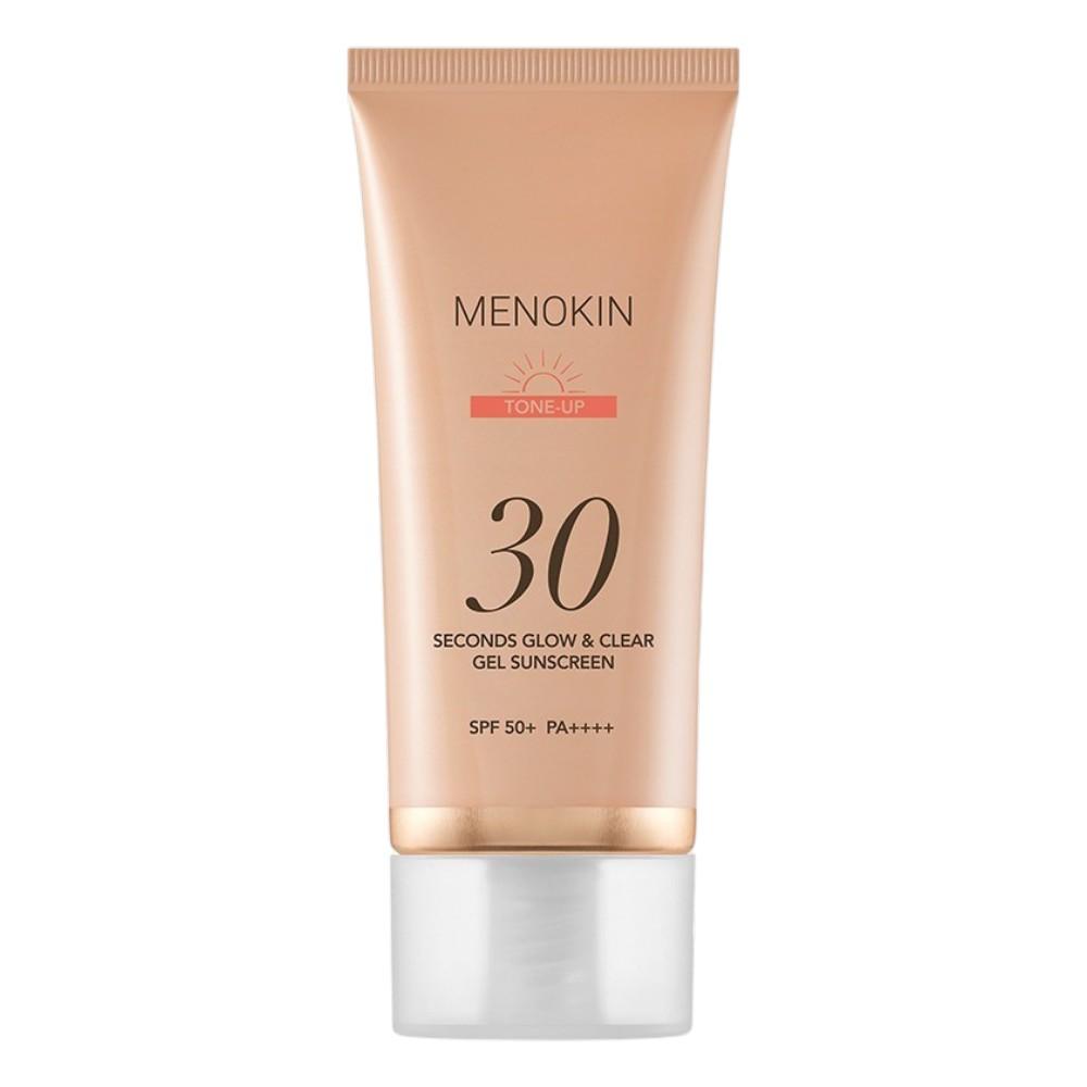 Menokin 30-Seconds Glow and Clear Gel Sunscreen Tone Up Hydrating Radiance 50ml
