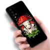 Hippie Mushroom Buddha Phone Case For Xiaomi Redmi Note 5 6 9T K20 K40 K50 Pro 7A 8A 9A 9C 9i 10A 10C A1 S2 Soft TPU Black Cover