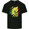 Torn Senegal Flag Senegalese Day Football Unisexs Light Cotton TShirt