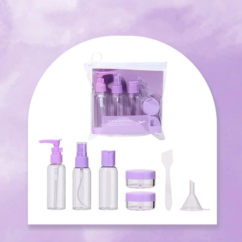 1 шт 50 мл косметический диспенсер флакон портативный пустой флакон коллекция дорожный набор 7 шт набор