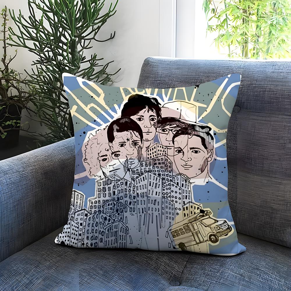 Fashion TThe Revivalistsful Cushion Cover Comfortable Reversible Pillow Cover Ideal for Car Sofa Bedroom Beyond