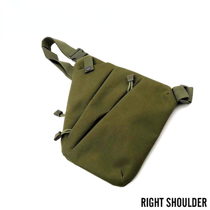 Многофункциональная скрытая тактическая сумка для хранения оружия, кобура, мужская левая и правая нейлоновая сумка на плечо, противоугонная сумка, нагрудная сумка для охоты