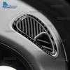 Real Soft Carbon Fiber Stickers For Mercedes Benz Smart 453 Fortwo/Forfour 2016 2017 2018  Car Dashboard Sides Air Outlet