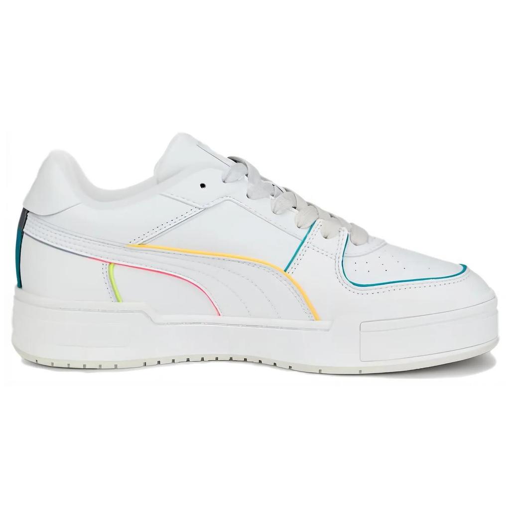 Puma CA Pro 'Sum Pop - White Colorpop' (Unisex) White / Deep Aqua / Sun Stream / Sunset Glow Skate Shoes 388557 01