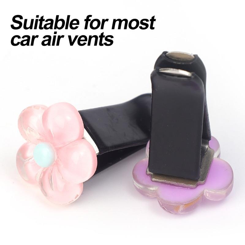 Автомобильный воздухозаборник Декоративный зажим Daisy Auto Air Conditioner Vent Crystal Daisy Смола Украшения для салона автомобиля DIY Декор Аксессуары
