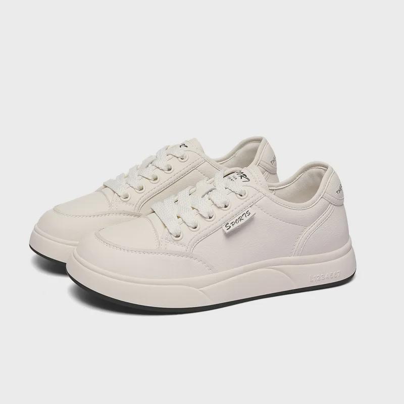 Женские кроссовки на платформе из натуральной кожи — весна/осень 2024 г., визуально увеличивающие рост, модная спортивная/повседневная обувь.