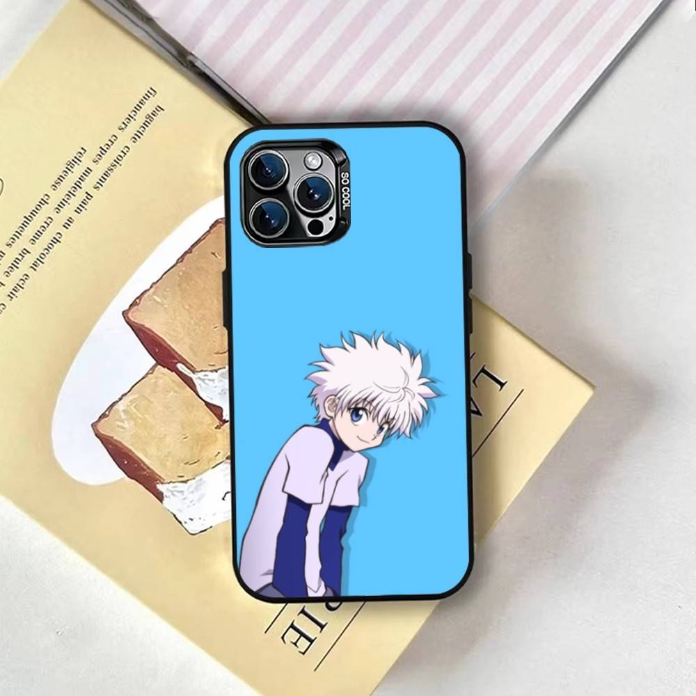 Hunter Killua Phone Case For iPhone 17,16,15,14,13,12,11 Plus,Pro Max,XS,Colorful Silver Black Cover