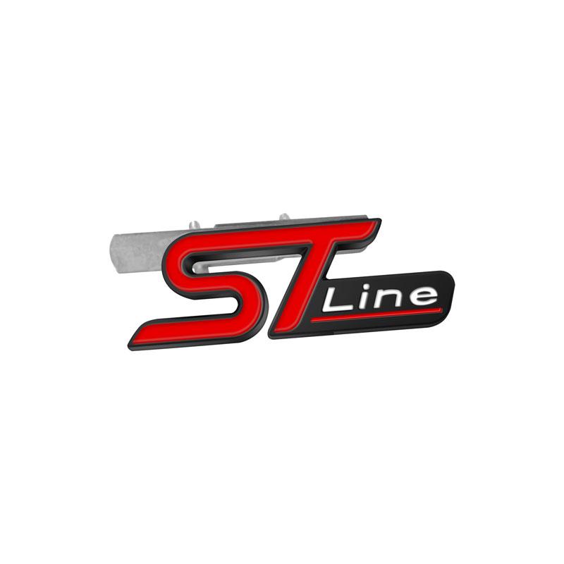 ST LINE Grille Emblem For FOCUS 2 3 MK7 MK8 MK5 MK6 Mondeo Fiesta Kuga MK3 Fusion Cover Decoration Rear Trunk Metal Stickers