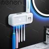 Automatic Toothbrush Sterilizer Antibacteria Toothbrush Storage Holder Dustproof Toothpaste Squeezer Bathroom Accessories