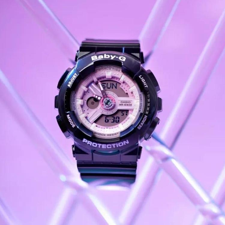 Casio Baby-G BA110PL-1A Розовые часы BA-110PL-1APR BA-110PL-1APR