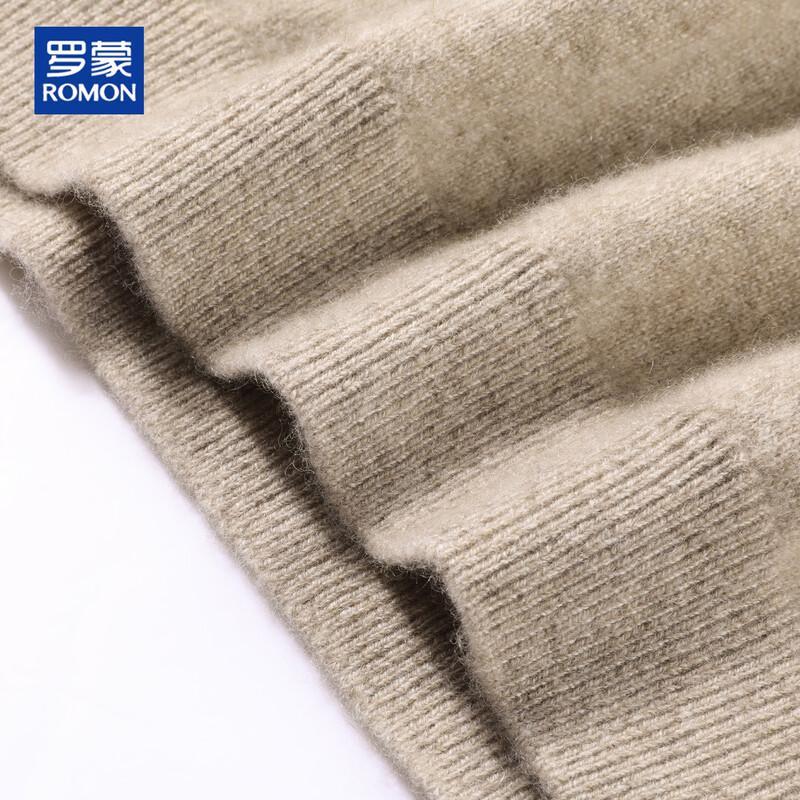 ROMON Men's 100% Pure Cashmere Short-Sleeve Knit Sweater