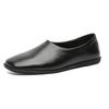 2025New Outdoor Soft Bottom Genuine Leather Office Shoes Comfy Handmad Single Shoes Men's Flat Designer Minimalist Shoes