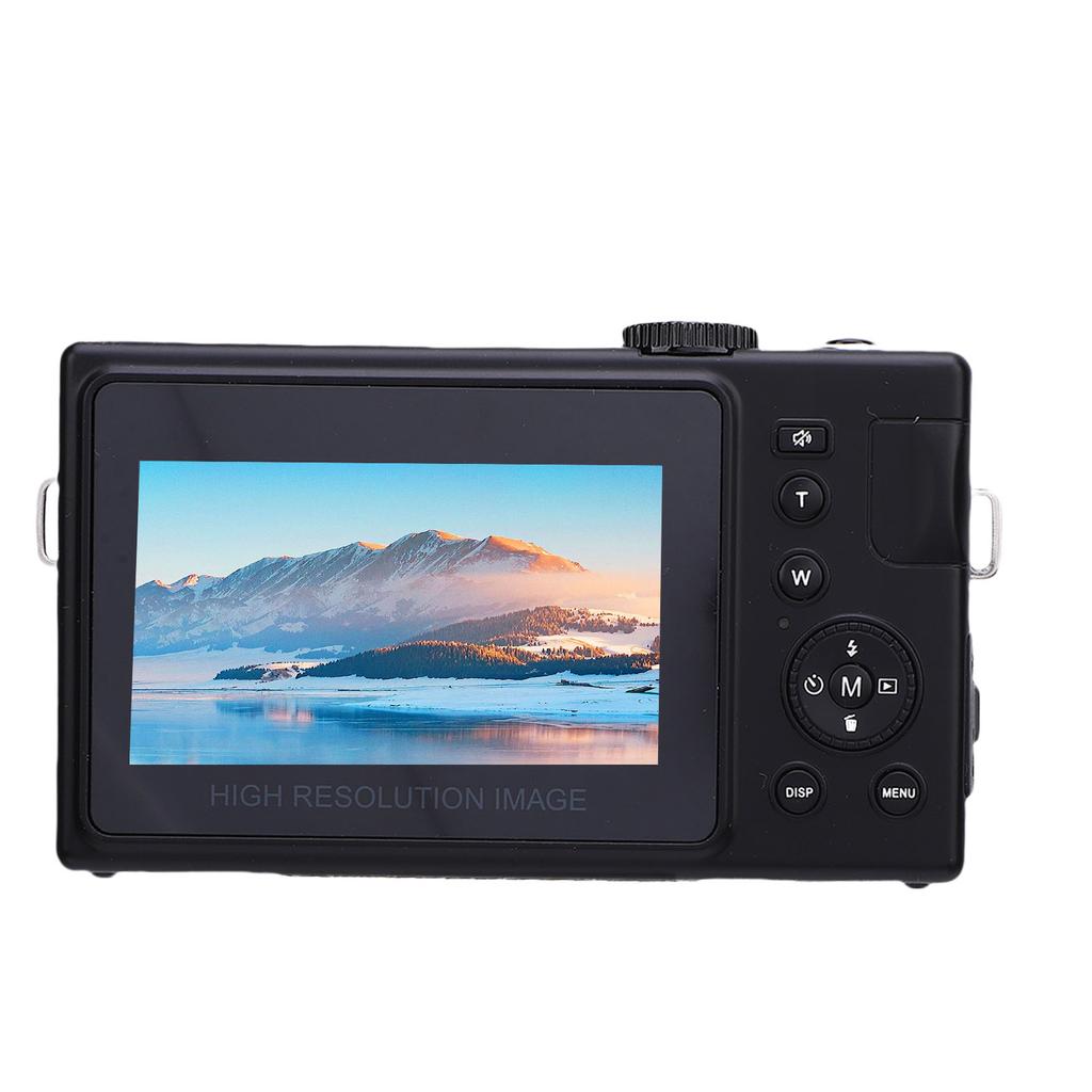 4K Digital Camera for Photography Auto 6 P HD Camera with 10 Filters Front Flash 3 Inch Screen