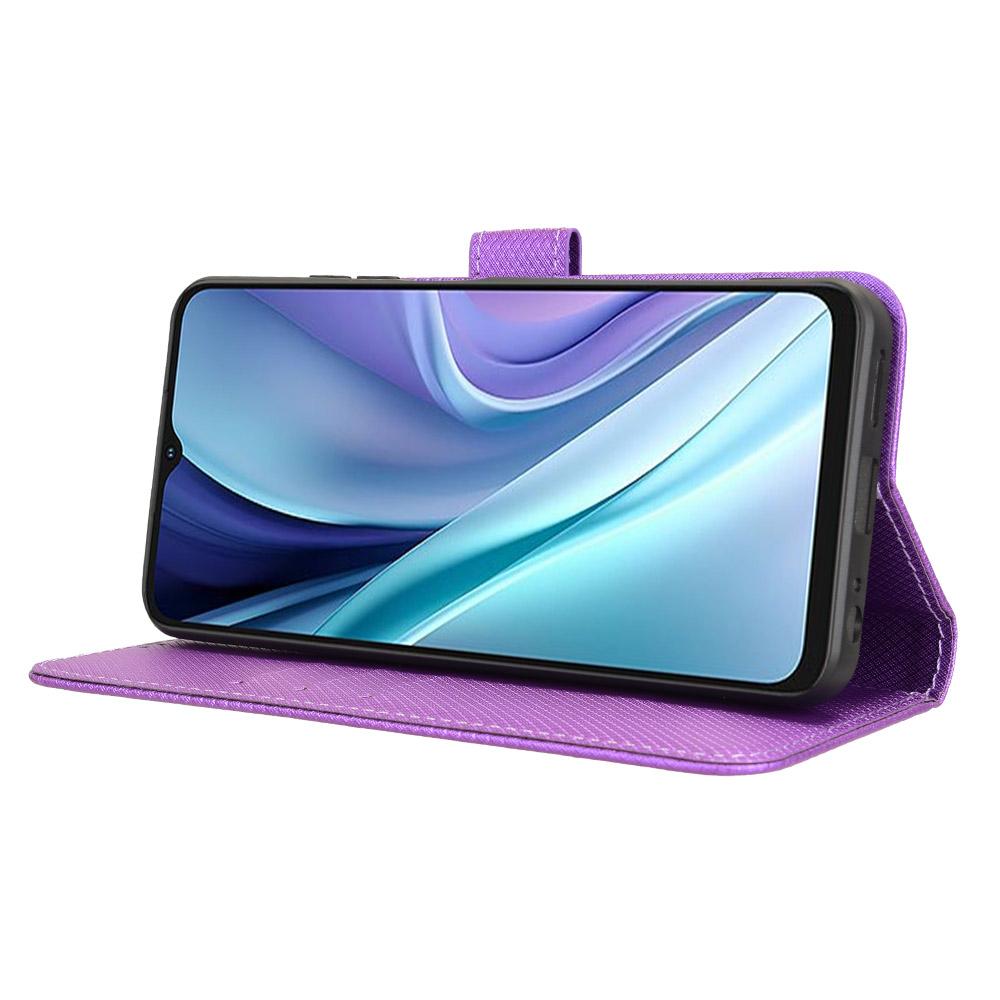 Для itel A50 Чехол Текстура бриллианта Искусственная кожа Чехол для телефона