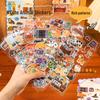 Милые наклейки с животными и пейзажами Yuxian для DIY-декора