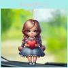 Уникальный акриловый автомобильный кулон Очаровательный мультяшный дизайн Универсальный аксессуар для домашнего декора