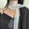 Triangular Scarves with Versatile Lace, Lace, Tassel Scarves, Thin Decorative Styles, Fashionable Shawls for Women