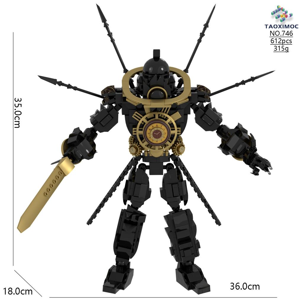 MOC Игрушки из кубиков Модель Совместимый Робот с Туалетом Скибиди Абстрактные Строительные Блоки Монитор Телевизор Динамик