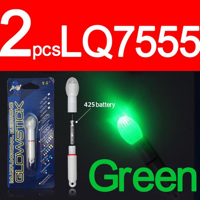2 шт., электронные световые палочки для ночной рыбалки, поплавочная удочка, водонепроницаемый светильник для сбора рыбы, светящиеся лампы, светящиеся палочки для сети