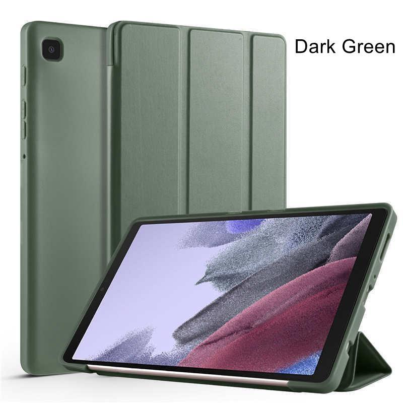 Раскладной тройной чехол из искусственной кожи для планшета для Samsung Galaxy Tab A8 10,5 A7 Lite S8 S7, защитный чехол, смарт-подставка, чехлы