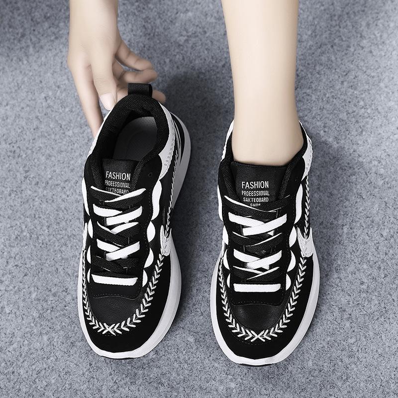 Женская спортивная обувь, кроссовки на платформе, модная уличная походная Нескользящая повседневная обувь, низкие кроссовки, женская обувь