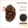 Ladies' Elegant Heat-resistant Synthetic Fiber Hair Clip Style Ponytail - Suitable for Natural Simulation and Firm Fixation Headwear for Weddings
