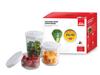 Solis vacuum packaging containers 3 pcs transparent