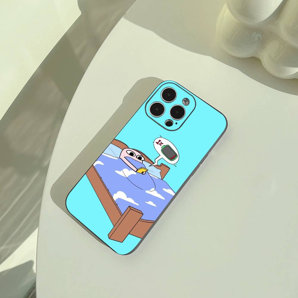C-Cartoon- Ketnipz Cute Phone Case For iPhone 17,16,15,14,13,12,11 Pro Max, Lightweight and practical Soft Black Cover