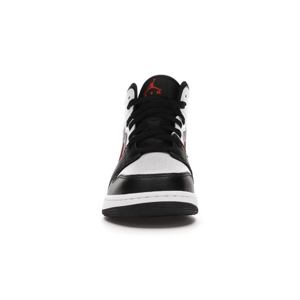 Air Jordan 1 Mid GS Chile Red Black White 554725-075