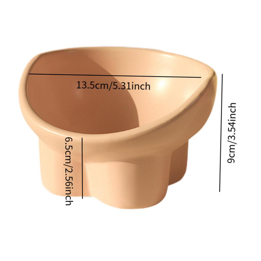 Приподнятая миска для кошек, поилка для маленьких собак, защищает позвоночник питомца, устойчивая, прочная, наклонная кормушка для домашних животных, миска для воды для котят для маленьких и средних собак
