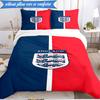 3PCS England Football Crest Printed Soft Bedding Set,Including 1pc Duvet Cover And 2pcs Pillowcases Perfect for Bedroom, Dormitory, Fan gift