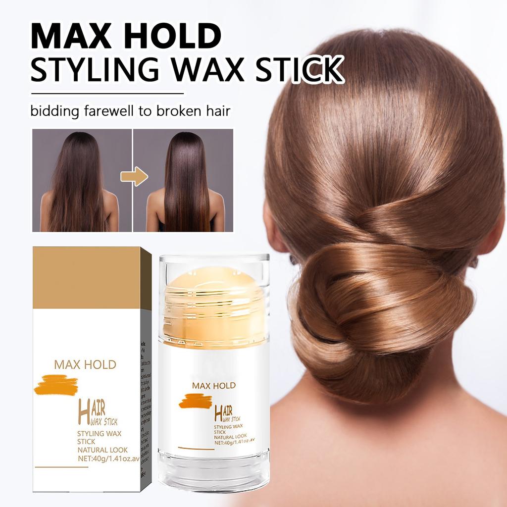 Воск для волос, крем для укладки волос, против вьющихся волос, для отделки маленьких сломанных волос, универсальный воск для взрослых и детей