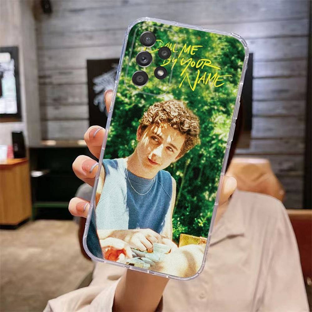 Чехол для телефона 'Назови меня своим именем' для Samsung Galaxy A,71,70,52,51,40,31,50,50S,30S,21S,12,10,Note20ultra Прозрачный чехол