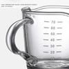 70ml Glass Milk For Espresso Coffee With Scale Jigger Measuring Cup Coffeware Ounce Cup