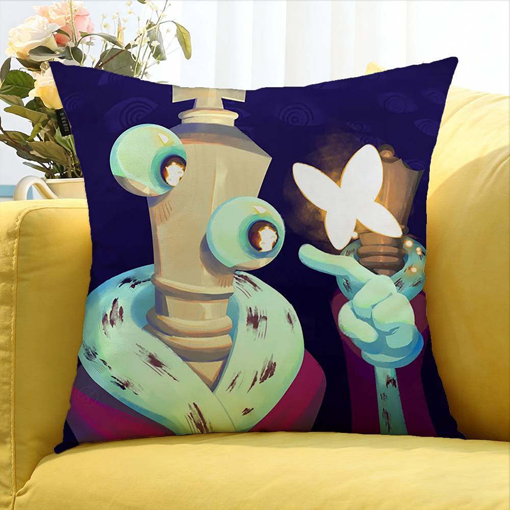 Cartoon KKinger Various Sizes Square Pillow Case For Car Home Bedchamber Decor