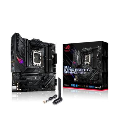 ASUS INTEL 12-го поколения процессор совместимый B660 чипсет материнская плата mATX ROG STRIX GAMING WIFI авторизованный дистрибьютор (LGA1700) B660-G [Отечественный