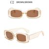 Women Square Colorful transparent Sunglasses Fashion Jelly Color Hip Hop Sunglasses Ladies classic Wild outdoor Shades Rectangle Sun Glasses