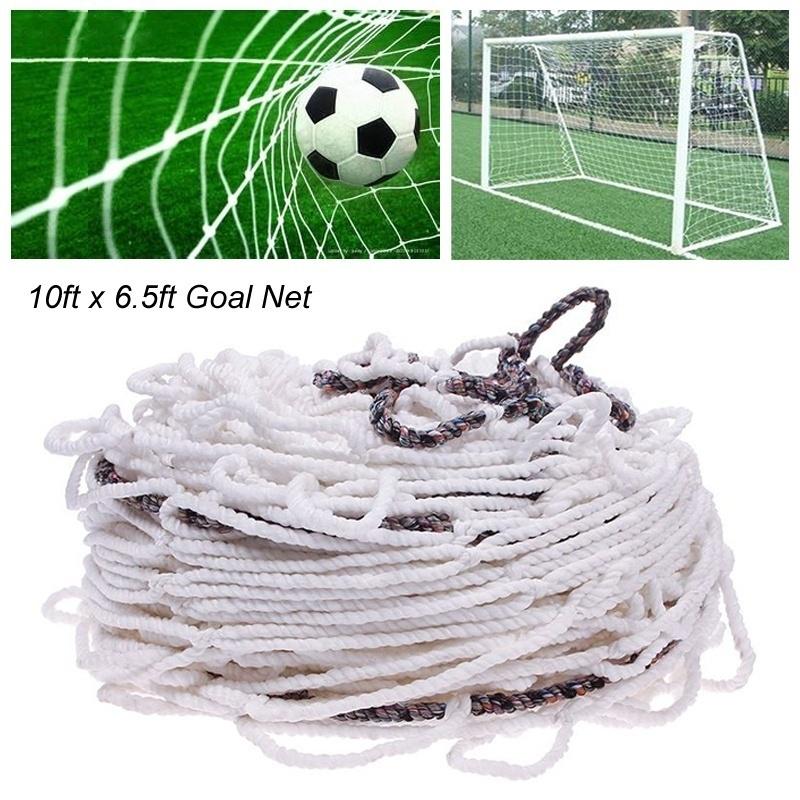 Full Size Football Soccer Net Sports Match Training Junior 10x6.5ft Net Only